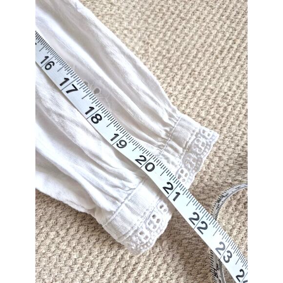 Tommy Bahama St Lucia Dress Size XS White Linen Cotton Eyelet Summer Vacation - Picture 5 of 9